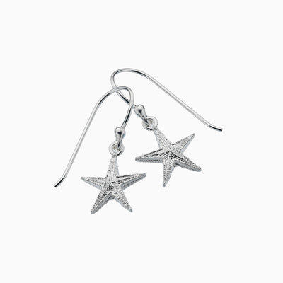Starfish Silver Earrings - Whistlefish