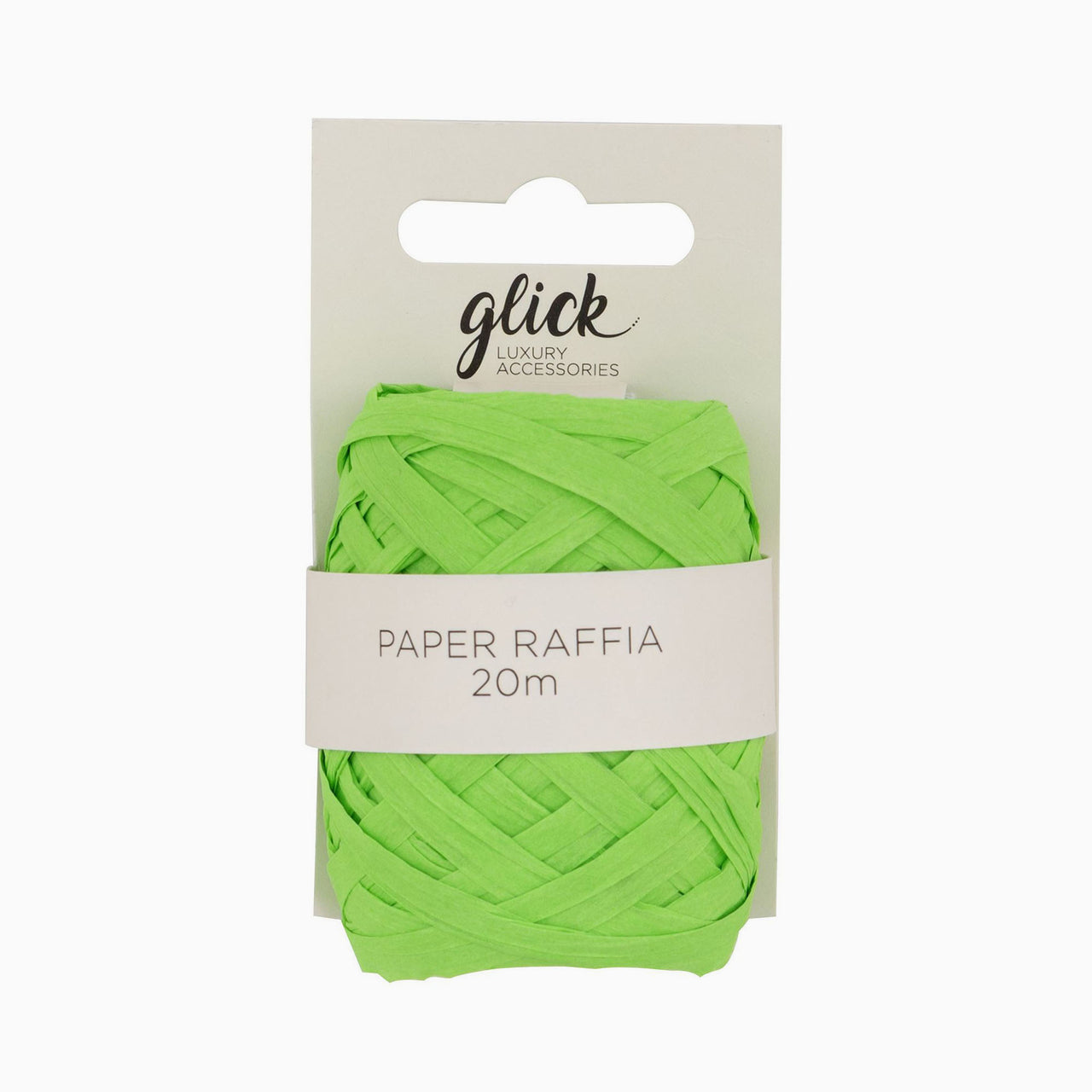 Paper Raffia-PR43 - Neon Green Paper Raffia-Glick