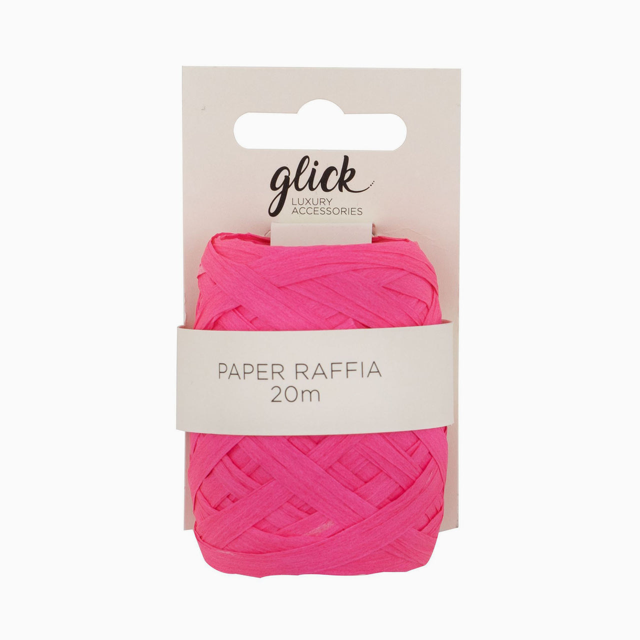 Paper Raffia-PR44 - Neon Pink Paper Raffia-Glick