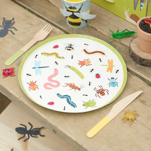 Paper Plates - BUG-102 - Bug Party Paper Plates - Bug Party Paper Plates - Whistlefish