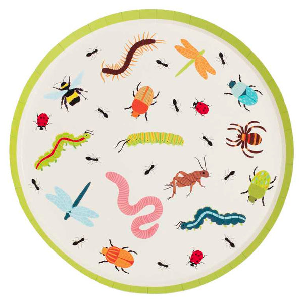Paper Plates - BUG-102 - Bug Party Paper Plates - Bug Party Paper Plates - Whistlefish