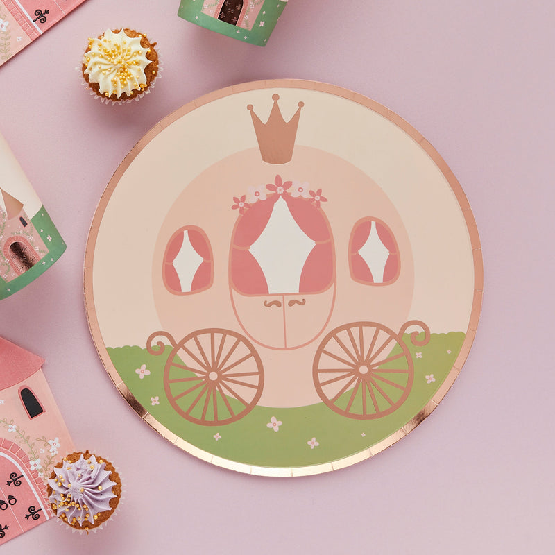 Plates - HBLP109 - Carriage Paper Plates 8pcs - Carriage Paper Plates 8pcs - Whistlefish