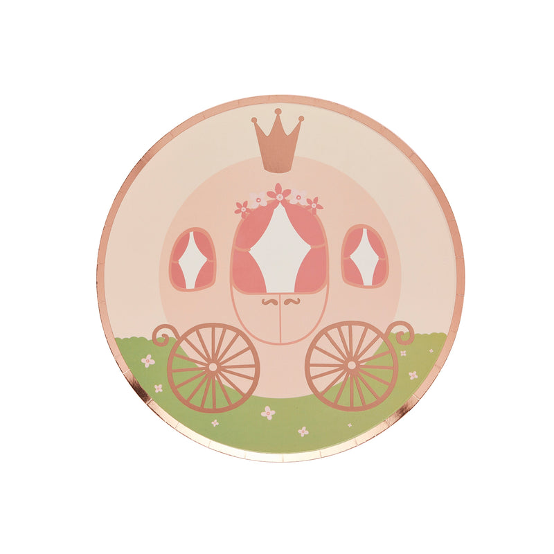 Plates - HBLP109 - Carriage Paper Plates 8pcs - Carriage Paper Plates 8pcs - Whistlefish