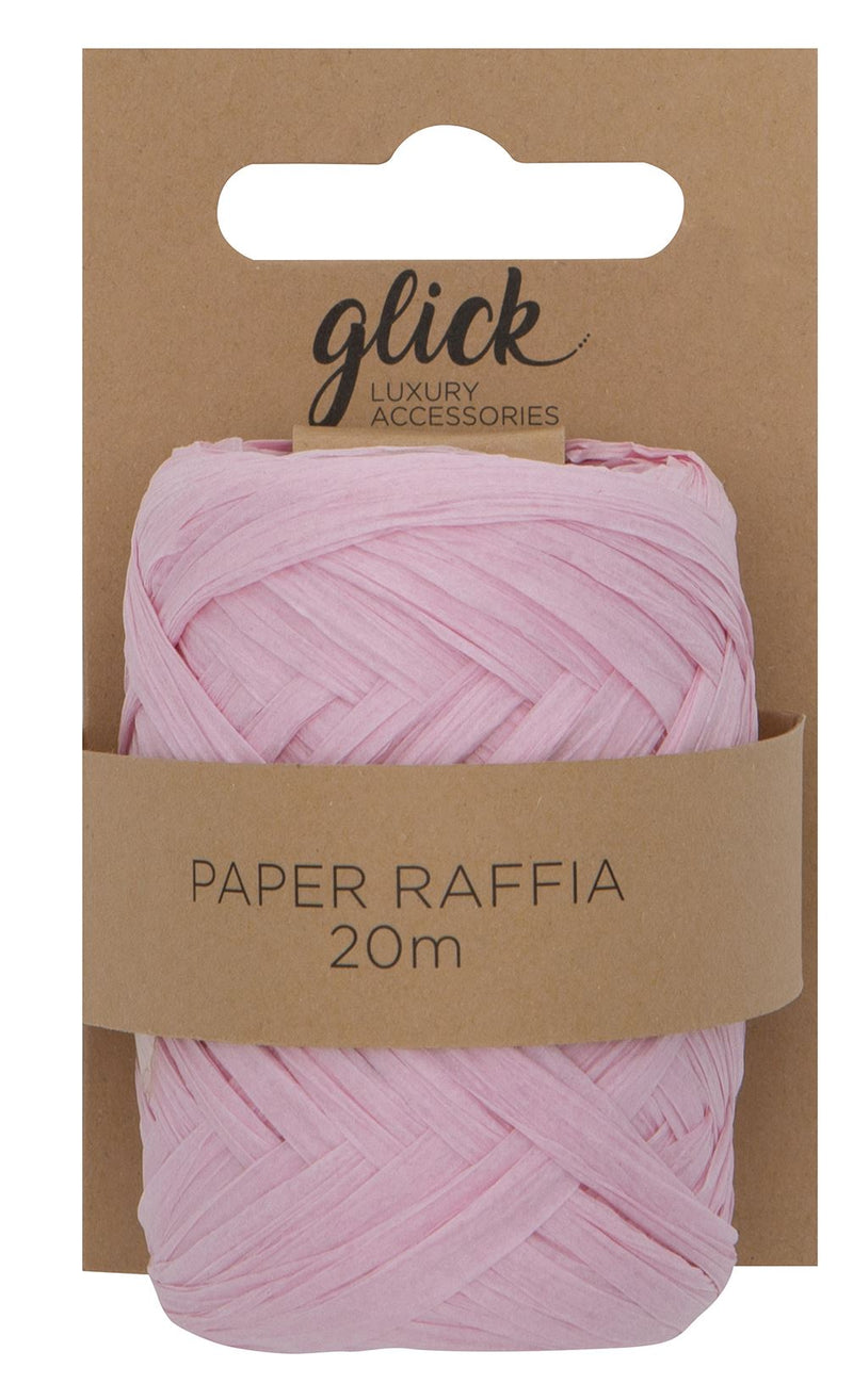 Paper Raffia-PR03 - Light Pink Paper Raffia-Glick