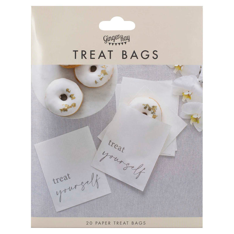 Party Bag - ML-123 - Treat Yourself Paper Party Bags - Treat Yourself Paper Sweet Bags - Whistlefish