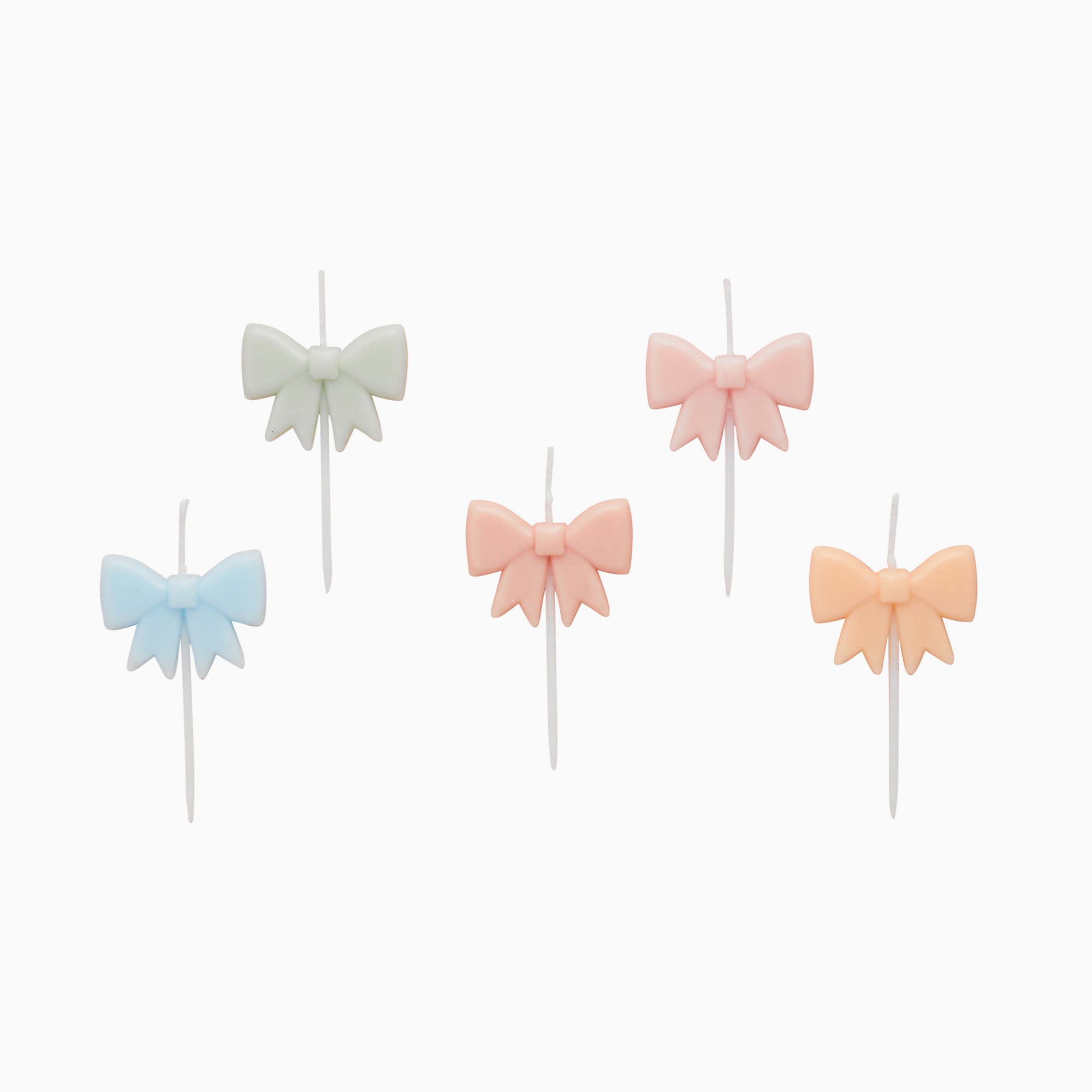 Party Candle-HBDF110 - Pastel Bow Candles-Hootyballoo