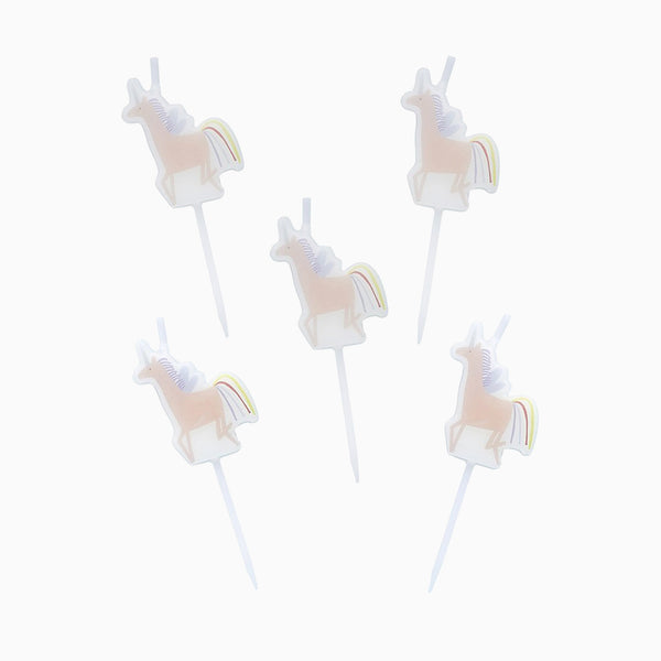 Party Candle-HBEC115 - Unicorn Candles-Hootyballoo