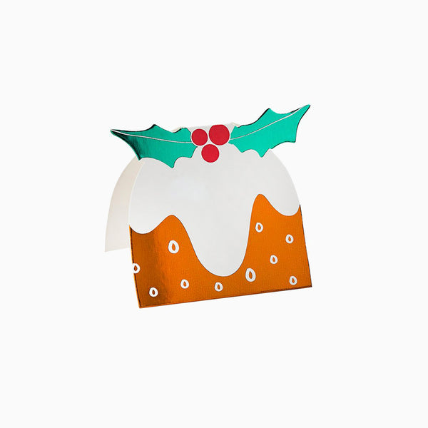 Place Cards-HBCC110 - Christmas Pudding Place Cards-Hootyballoo