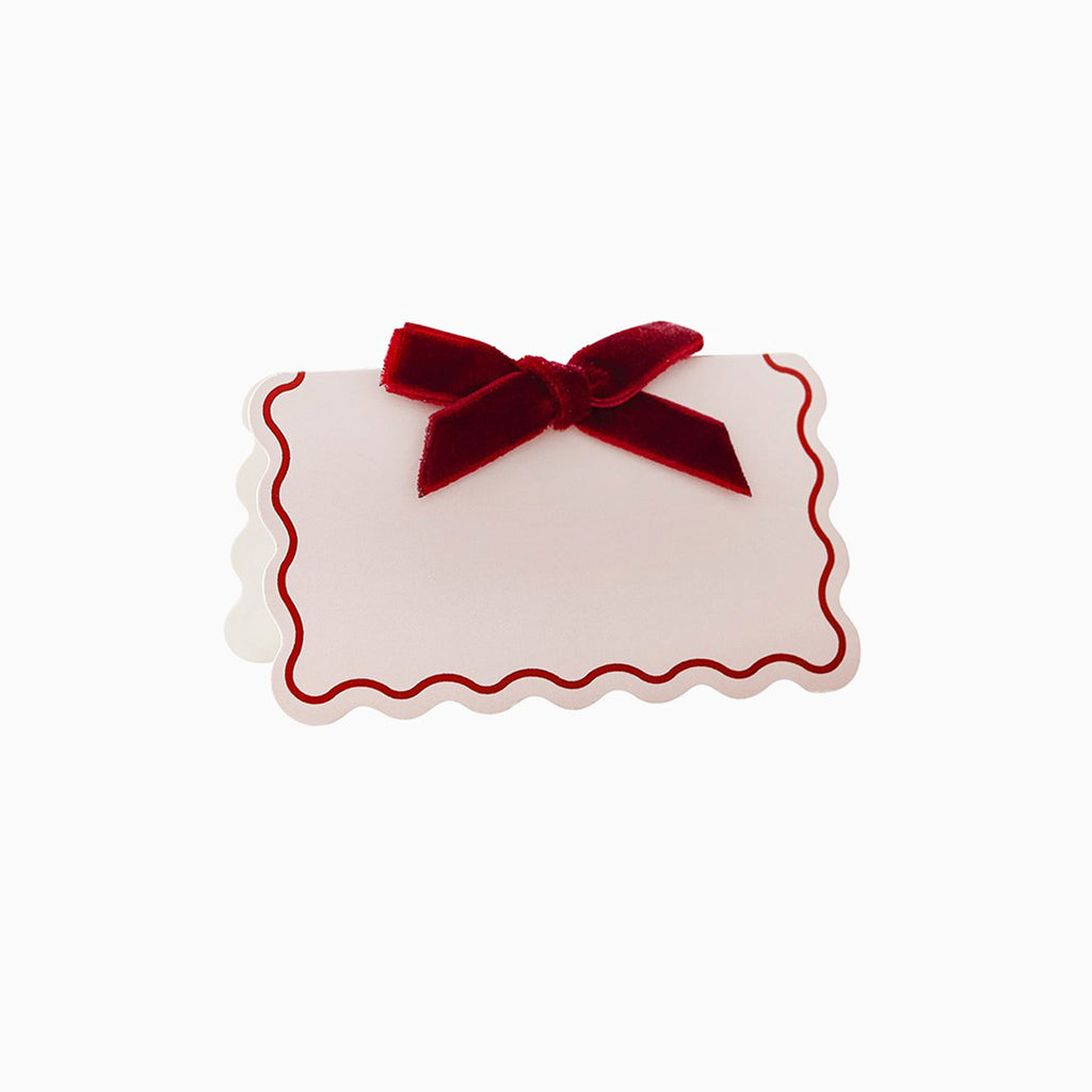 Place Cards-HBSB208 - Velvet Bow Place Cards-Hootyballoo