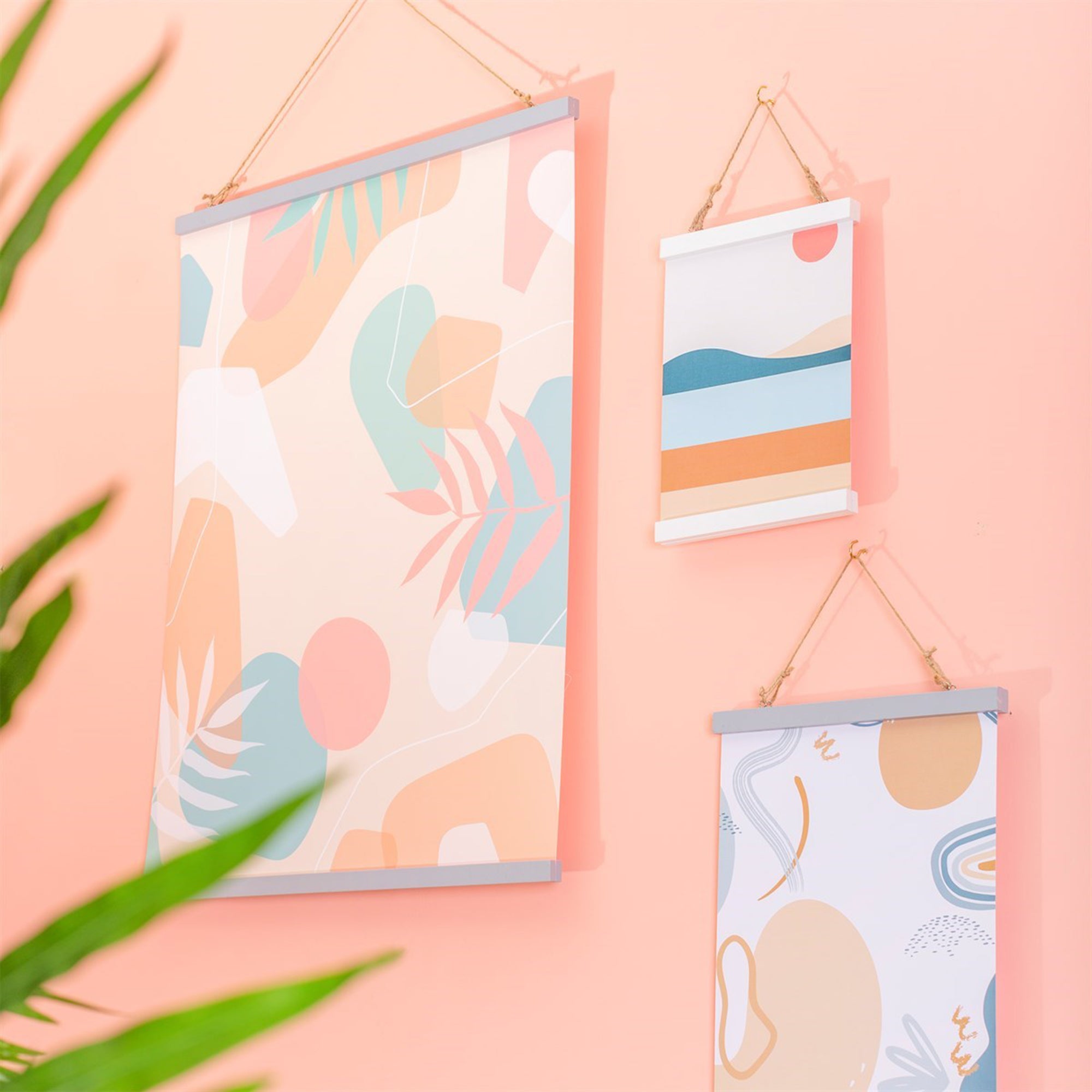 Poster Hanger-HC070 - Brown Medium Magnetic Poster Hanger-Whistlefish