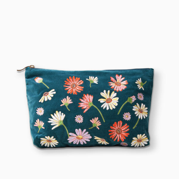 Pouch-81075 - Wildflower Everyday Pouch-Elizabeth Scarlett