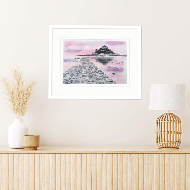 Print-AK01P - St.Michaels Mount Med Print-Whistlefish