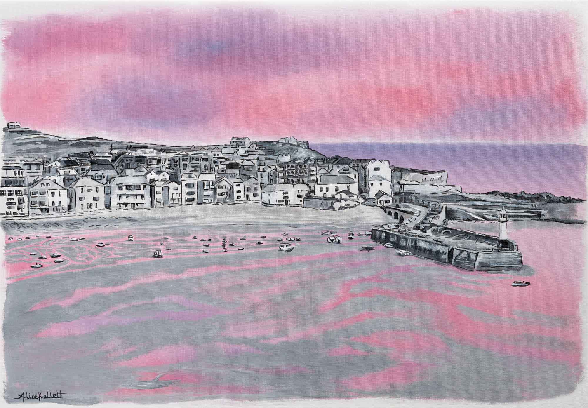 St Ives Med Art Print - Whistlefish