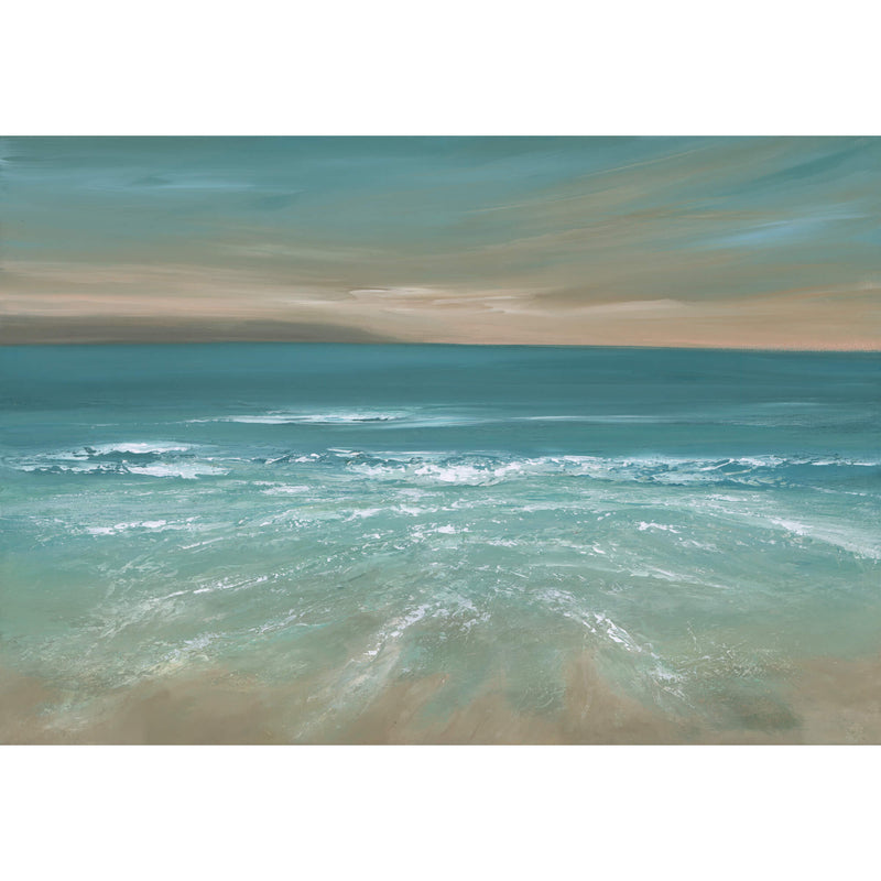 CHB02P - Seeping Away, Porthmeor Art Print