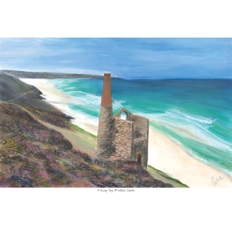 Print-GH01P - A Sunny Day at Wheal Coates-Whistlefish