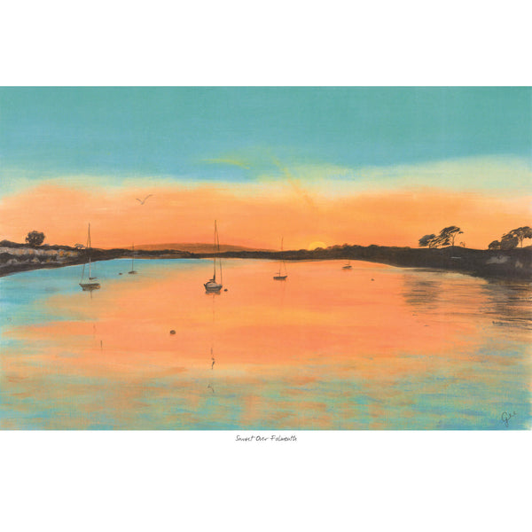 Print-GH07P - Sunset Over Falmouth-Whistlefish
