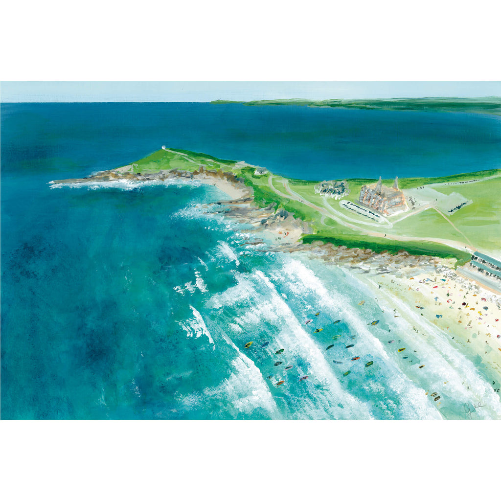 Print-GH12P - Fistral Art Print-Whistlefish
