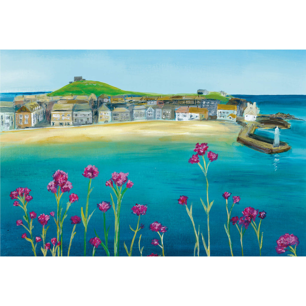 Print-GH13P - St Ives Harbour Art Print-Whistlefish