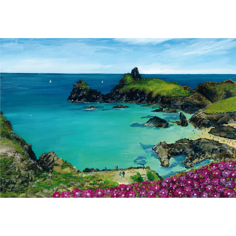 Print-GH20P - Kynance Cove Art Print-Whistlefish