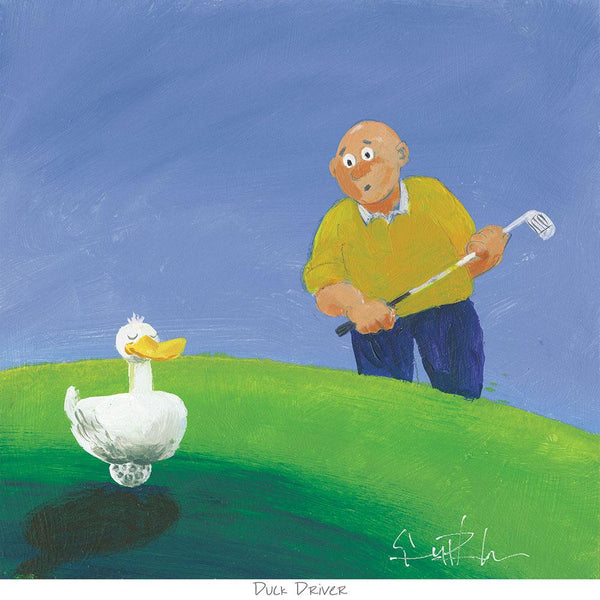 Print-GPT91P - Duck Driver Art Print-Whistlefish