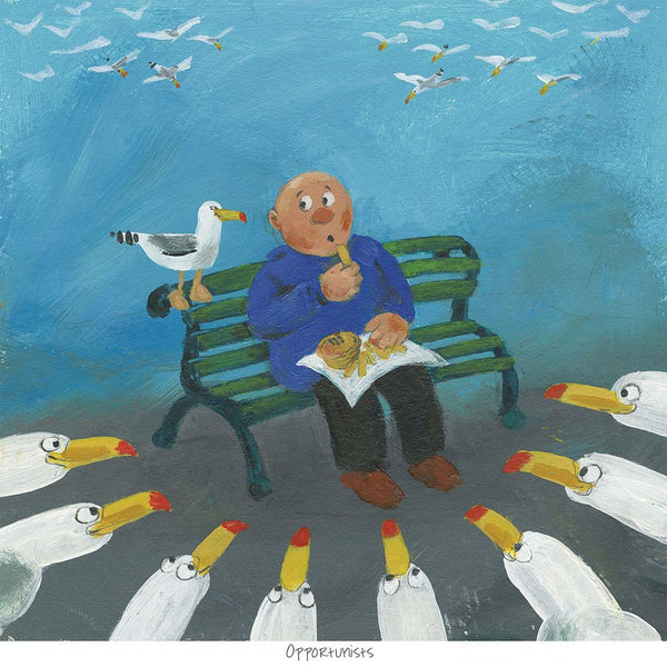 Print-GPT93P - Opportunists Art Print-Whistlefish