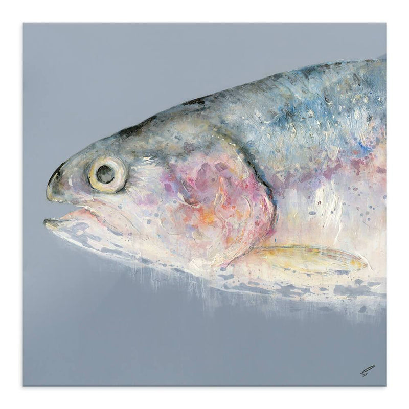 Print-GW25P - Rainbow Trout Large Art Print-Whistlefish