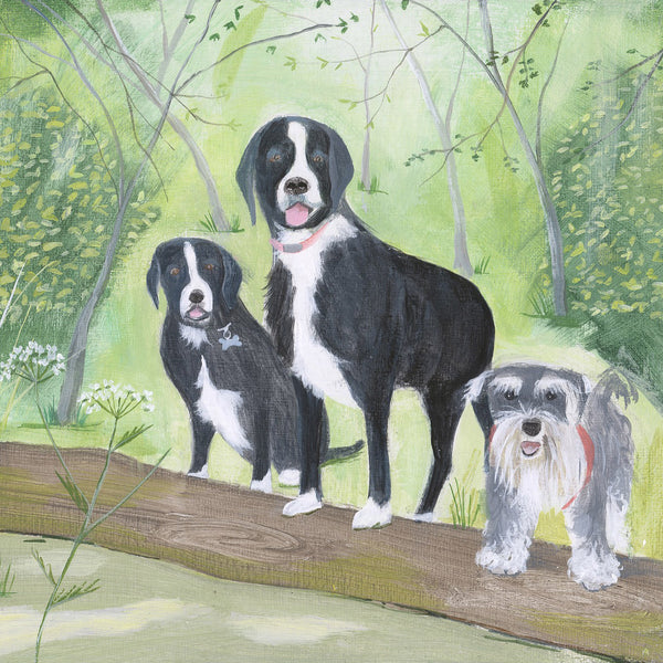 Print-HC03365P - Mol, Murph & Peg Art Print-Hannah Cole