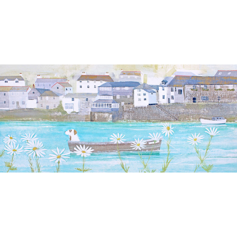 Print-HC172P - Sailing through the Daisies Art Print-Whistlefish