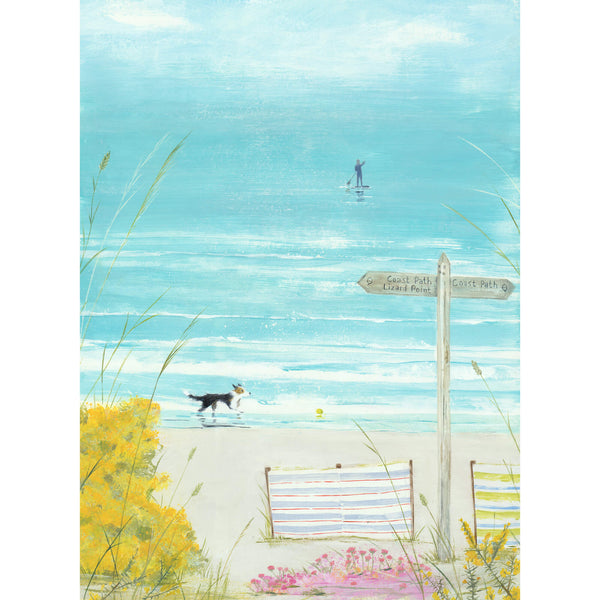 Print-HC189P - On The Beach Art Print-Whistlefish