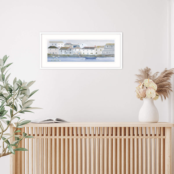 Print-HC248F - Sitting In The Bay Unframed Art Print-Whistlefish