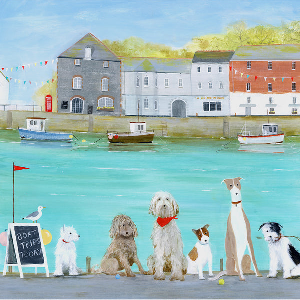 Print-HC358P - Boat Trip Art Print-Hannah Cole