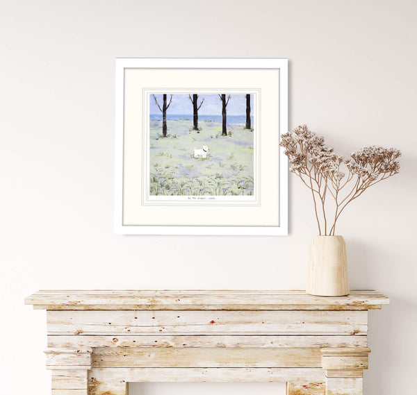 Print-HC82P - In The Bluebell Woods Art Print-Whistlefish