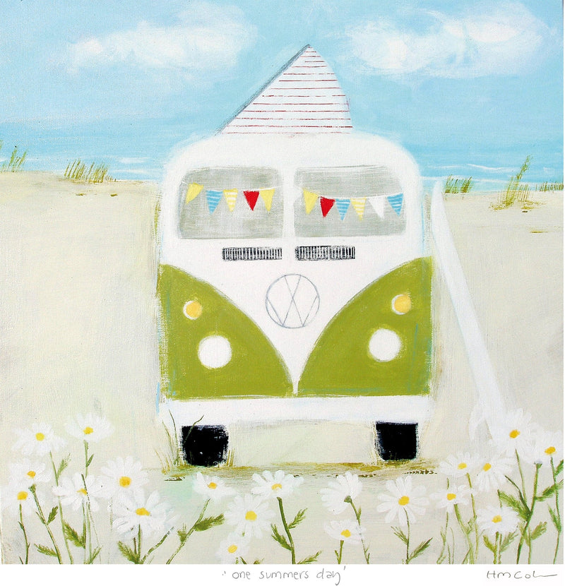 Print-HC90P - One Summers Day Small Art Print-Whistlefish