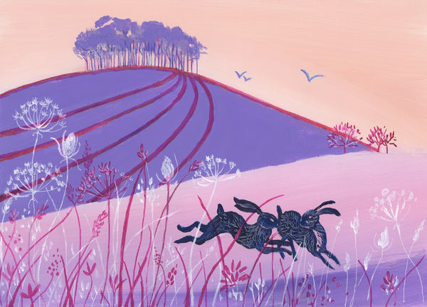 Print-IC02305P - Hurry! Almost Home Art Print-Iris Clelford