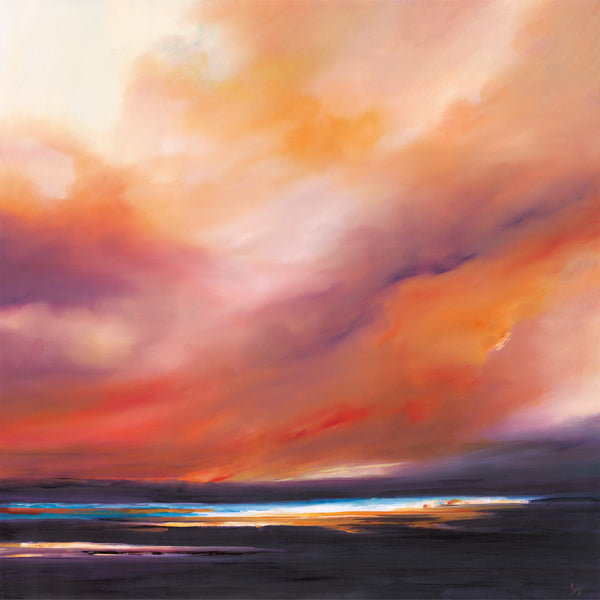 Print-IC144P - Sunset Fire Art Print-Whistlefish