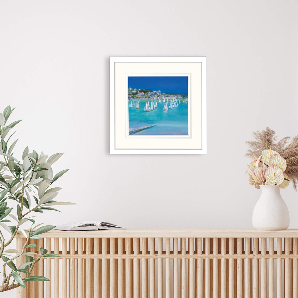 Print-IC158P - East Portsmouth to Salcombe Art Print-Whistlefish