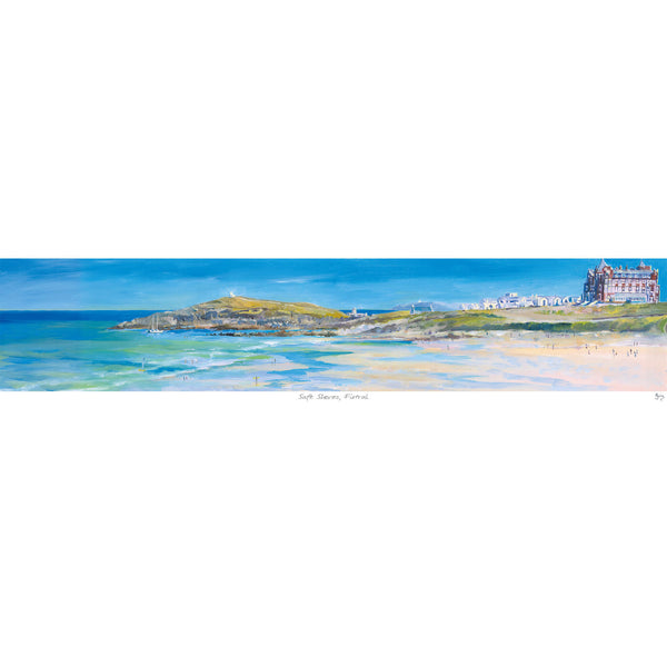 Print-IC163P - Safe Shores, Fistral Art Print-Whistlefish