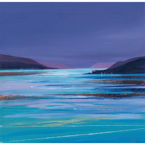 Print-IC208P - Snapes Head, Purple Haze Art Print-Whistlefish