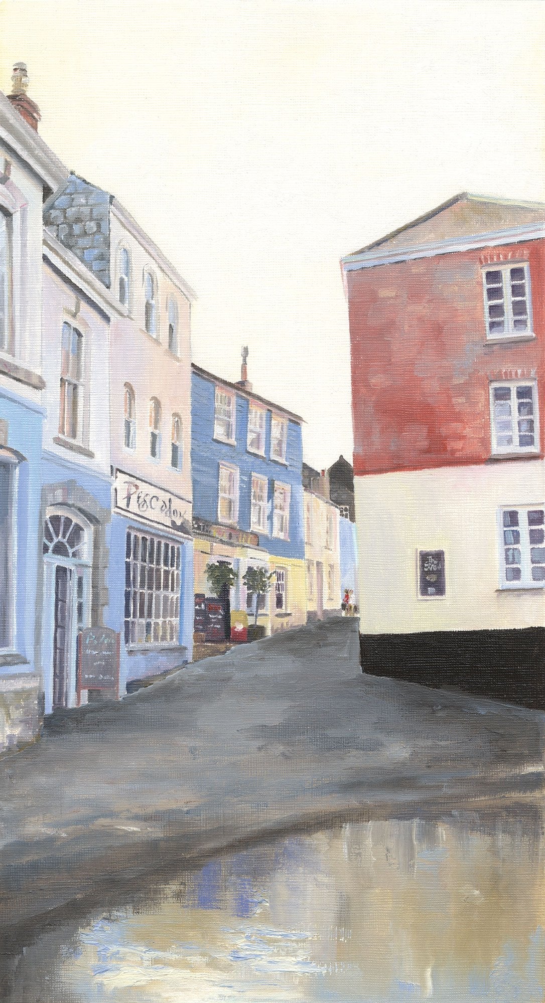 South Quay Padstow Art Print - Whistlefish