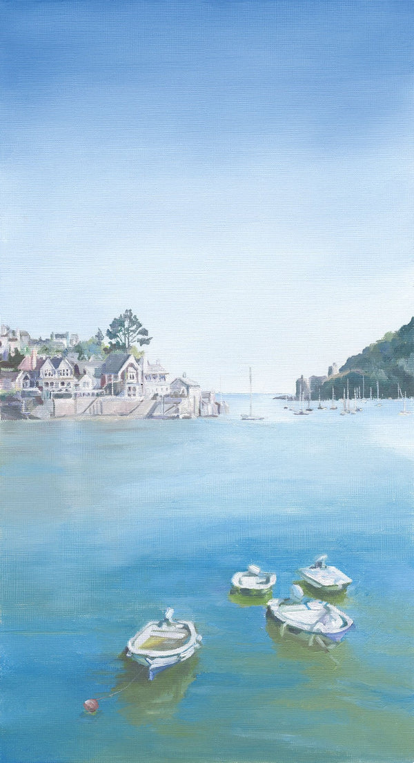 Print-IC29P - Dartmouth Estuary Art Print-Whistlefish
