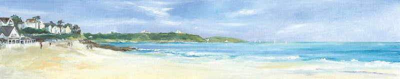 Print-IC62P - Gyllyngvase Towards Pendennis Art Print-Whistlefish