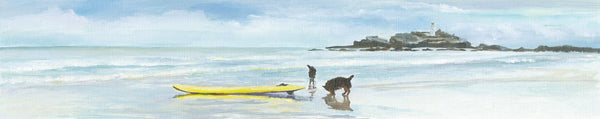 Print-IC71P - Godrevy Art Print-Whistlefish