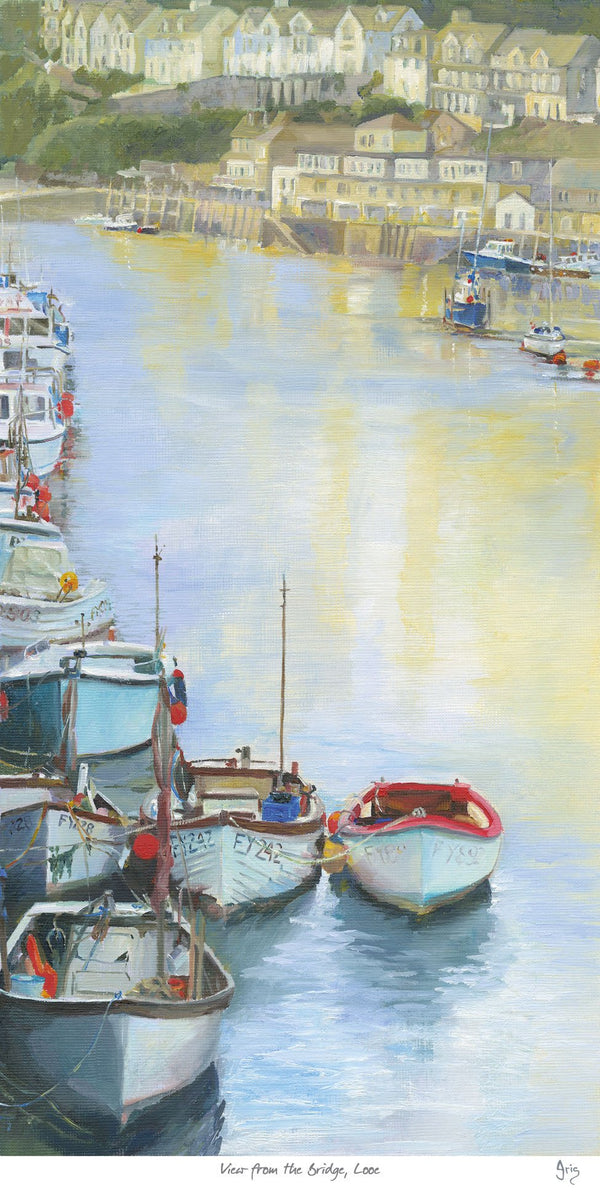 Print-IC96P - View From The Bridge, Looe Art Print-Whistlefish