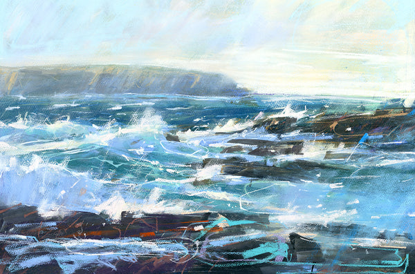 Print-JBPA-GIB-21P - Gusts in The Bay Art Print-James Bartholomew