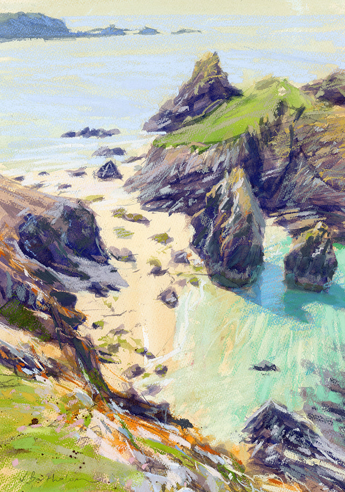 Print - JBPA-KCA-063P - Kynance & Asparagus Island Print - Kynance Cove & Asparagus Island Pr - Whistlefish