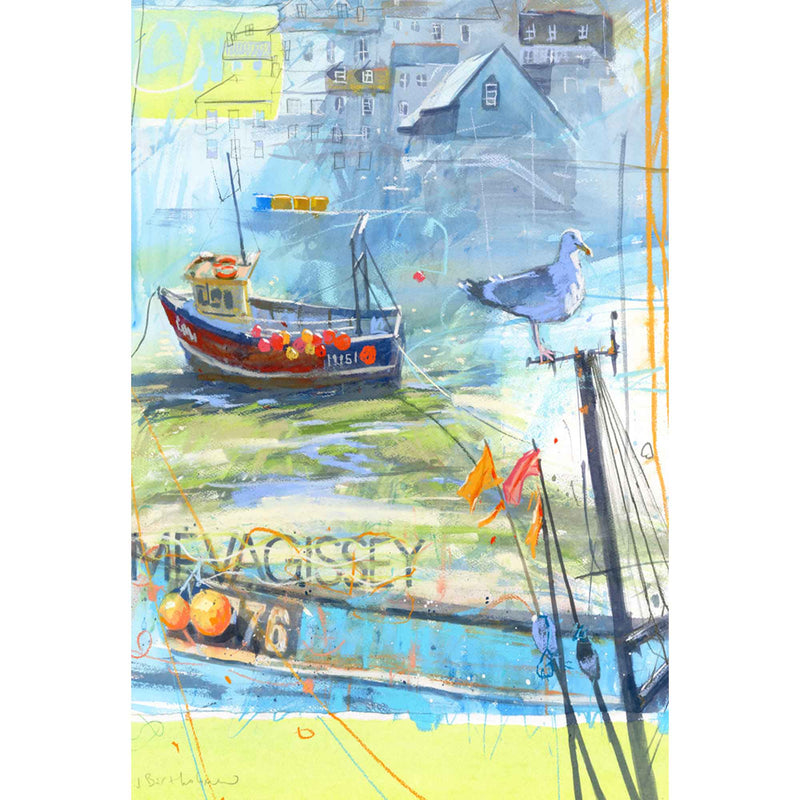 Print-BART132P - Mevagissey Montage Large Print-Whistlefish