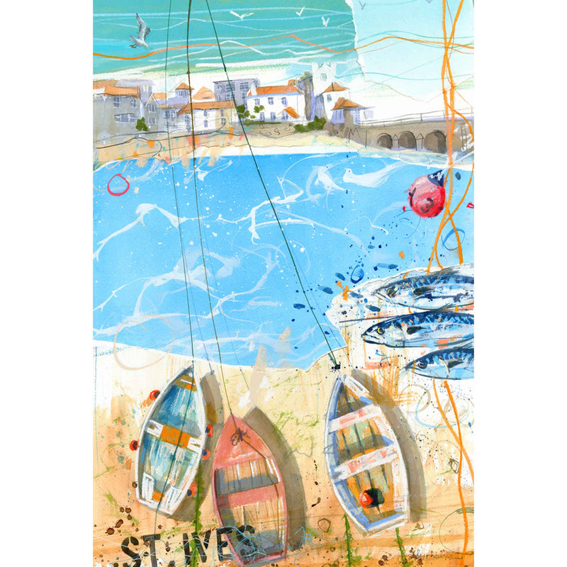 Print-BART131P - St Ives Montage Large Print-Whistlefish