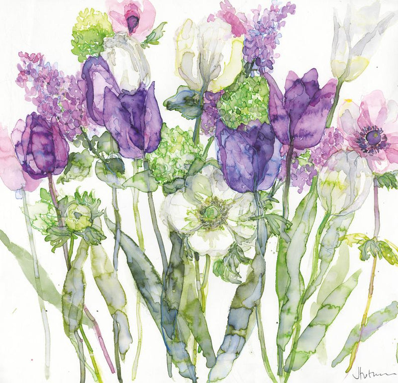 Print-JT37P - Tulips, Lilacs & Anemone Art Print-Whistlefish