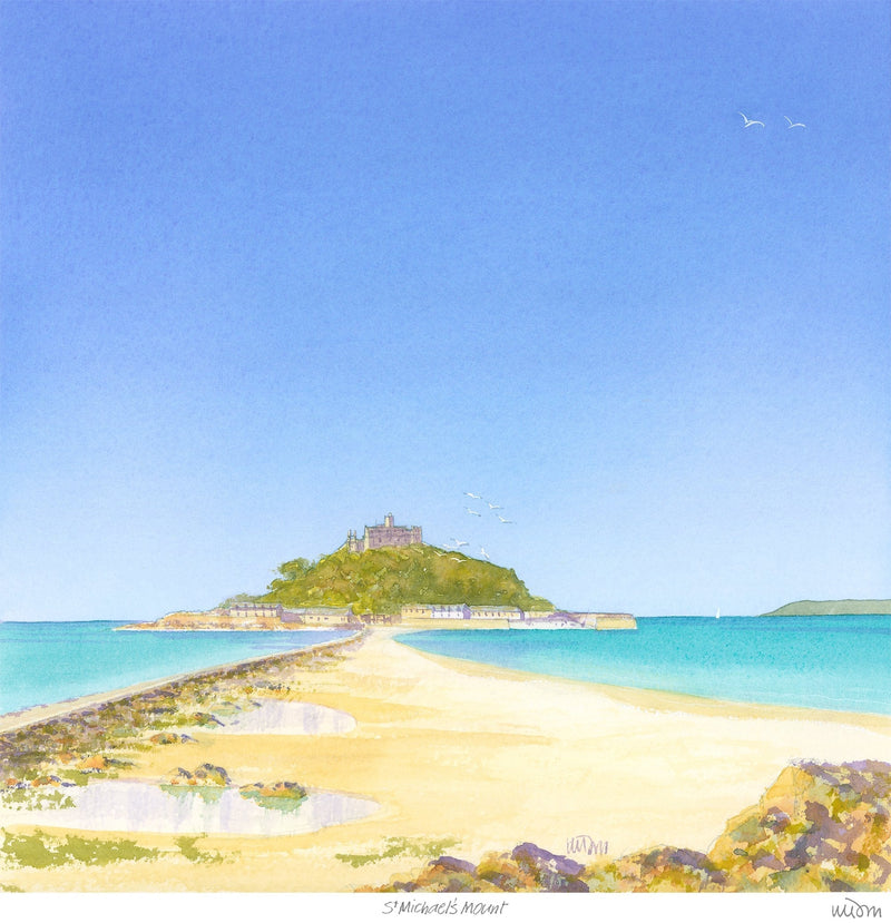 Print-JW007P - St Michael's Mount 1 Print-Whistlefish