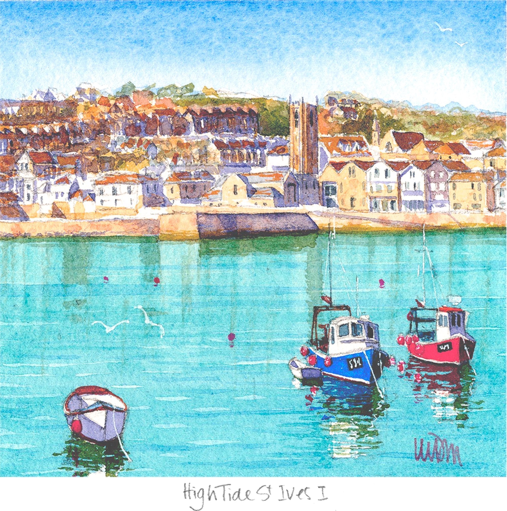 High Tide St Ives Art Print - Whistlefish